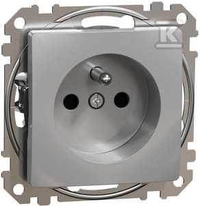 Schneider Electric GN.1-KR.Z/U ALU Sidabrinis SEDNA DES