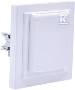 „Schneider Electric“ vienas lizdas su įžeminimu IP44 baltas (EPH2800621)