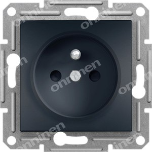 Schneider Electric Lizdas pojedyncze su uziemieniem antracito (EPH2800271)