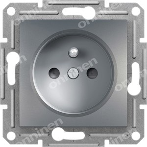 Schneider Electric Lizdas Asfora pojedyncze su przesłonami stal (EPH2800262)