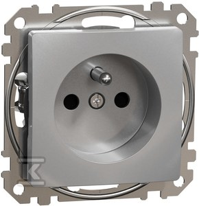 Schneider Electric GN.1-KR.Z/U Z.ZG.ALU.Sidabrinis.SEDNA.DES
