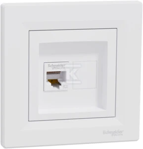 Schneider Electric Kompiuterio lizdas ASFORA vienvietis RJ45 kat.5e baltas - EPH4300121