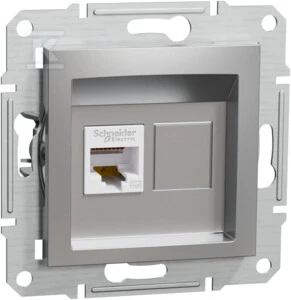 Schneider Electric Kompiuterio lizdas Asfora kat. 5e UTP be aliuminio rėmo (EPH4300161)