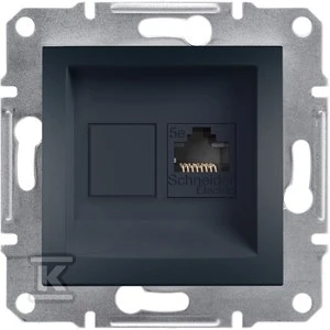 Schneider Electric Kompiuterio lizdas Asfora kat. 5e UTP be antracito rėmo (EPH4300171)