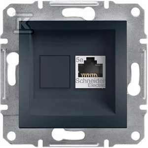 Schneider Electric Kompiuterio lizdas Asfora kat. 5e STP be rėmo antracitas (EPH5000171)