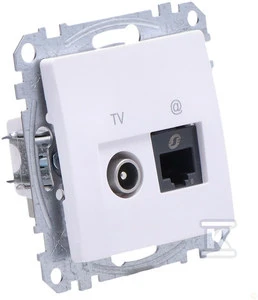 Antenos ir kompiuterio lizdas SCHNEIDER SEDNA DESIGN