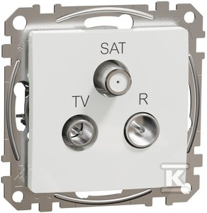 Schneider Electric GN.R/TV/SAT APDAILA 4DB BALTA SEDNA DESIGNS