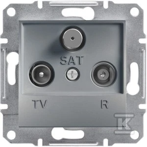 Schneider Electric Schneider elektros lizdas R-TV-SAT Asfora galas be rėmo plieno (EPH3500162)