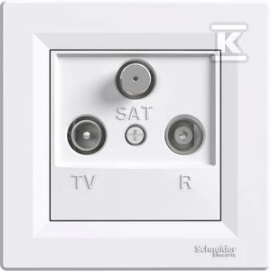 „Schneider Electric Pass-through RTV-SAT“ antenos lizdas 4dB baltas - EPH3500221