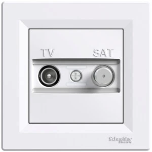 Schneider Electric Lizdas TV-SAT antena galutinė 1dB balta - EPH3400121