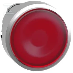 Schneider Electric Raudonas mygtukinis pavaros mechanizmas su foniniu apšvietimu, negrįžtamasis (ZB4BH043)
