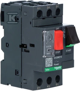 Schneider Electric Schneider Motor grandinės pertraukiklis 3P 2,2kW 4-6,3A - GV2ME10