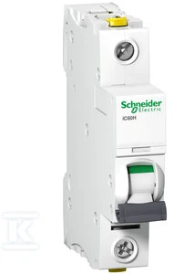 „Schneider Electric“ grandinės pertraukiklis 1P C 16A 10kA AC iC60H-C16 (A9F07116)
