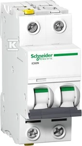„Schneider Electric“ grandinės pertraukiklis 2P 16A charakteristika B (A9F03216)