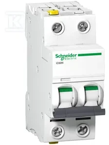 Schneider Electric grandinės pertraukiklis IC60N 2P 50A C - A9F04250
