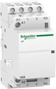 Schneider Electric Schneider modulinis kontaktorius iCT 16A 2NO 2C 230V AC A9C22818