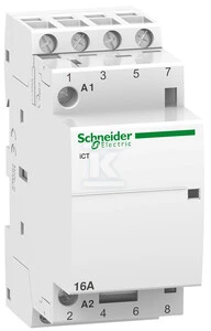 Schneider Electric Schneider Modulis lokatorius (ICT) 16A 4NO 220-240V 50Hz - A9C22814