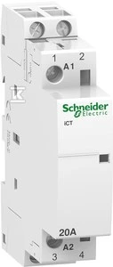 Schneider Electric Schneider modulinis kontaktorius 20A 2NC 0R 230V AC iCT - A9C22722