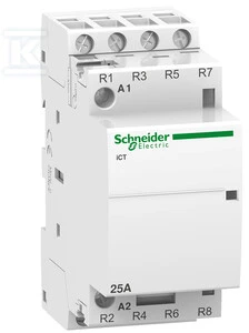 Schneider Electric Schneider modulinis kontaktorius 25A 0NC 4R 230V AC iCT - A9C20837