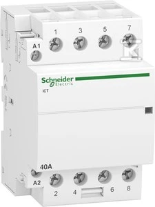 Schneider Electric Schneider modulinis kontaktorius 40A 4NC 0R 230V AC iCT - A9C20844
