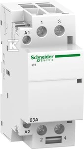 Schneider Electric Schneider ICT 63A modulis maišoma 2NO 220-240V 50Hz - A9C20862