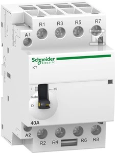 Schneider Electric „Schneider“ modulinis kontaktorius 63A 4NO 220–240 V kintamoji srovė (A9C21864)