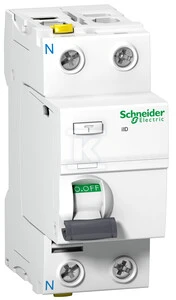 Schneider Electric Schneider Liekamosios srovės grandinės pertraukiklis 2P 40A 0,03A tipas A iID - A9Z21240