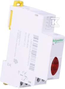 Schneider Electric Schneider Modular lempa 3 fazių raudona 230-400V AC iIL A9E18327