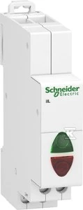 Schneider Electric modulinė lempa raudona žalia A9E18335