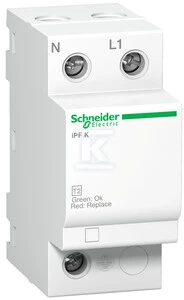 Schneider Electric „Schneider“ viršįtampio iškroviklis iPFK40-T2-1N 1+1 polių 2 tipo 40 kA (A9L15687)