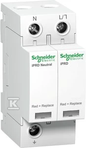 Schneider Electric Schneider Viršįtampių iškroviklis iPRD8r-T23-1N 1+1 polių Type2+Type3 8 kA su kontaktu (A9L08501)