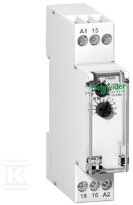 „Schneider Electric“ laiko relė 1P 8A 0,1–360 000 sek. 24 V DC 24–240 V kintamosios srovės delsos RTA (A9E16065)