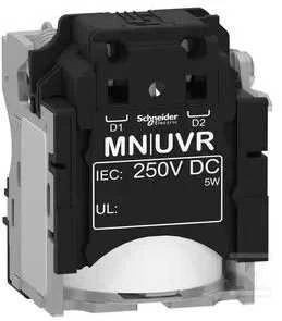 Schneider Electric ĮTAMPOS NUOLAIDOS JUNGIKLIS MN, COMP NSX, 250 VDC