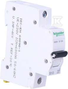 Schneider Electric Automatinis jungiklis, 1 polio, 10A, B