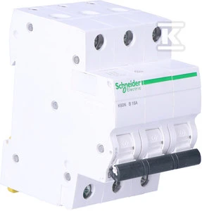 Schneider Electric Schneider Automatinis jungiklis Shneider K60N, 3P, B, 6kA, 16 A