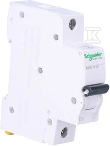 Schneider Electric Automatinis jungiklis Schneider K60N, 1P, B, 6A, 6kA