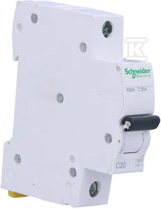 Schneider Electric Automatinis jungiklis Schneider K60N, 1P, C, 20A, 6kA