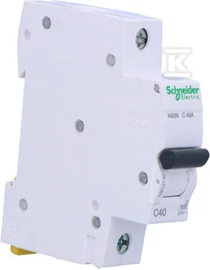 Automatinis jungiklis Schneider K60N, 1P, C, 40A, 6kA