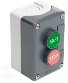 Schneider Electric 2 skylių START/STOP valdymo dėžutė, pilka IP65 XALD215