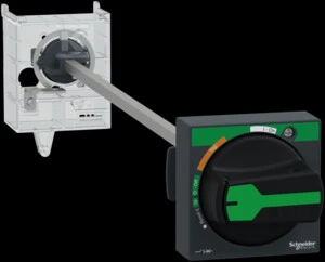 „Schneider Electric“ rinkinys IP54 Juodas rankenos velenas priekinis GV3P