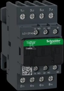 Schneider Electric „Schneider“ maitinimo kontaktorius 40A AC-1 4P 230V AC 1NO 1NC (LC1DT40P7)