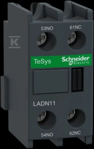 Schneider Electric Schneider pagalbinis kontaktas 1NO 1NC tvirtinimas priekyje LADN11