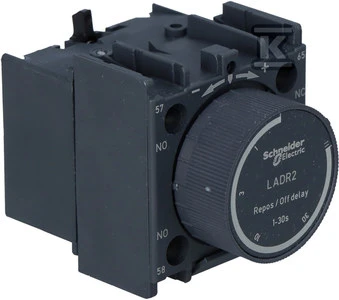 Schneider Electric Schneider Laiko delsos kontaktų blokas 0,1-30s 1 NO 1 NC LADR2