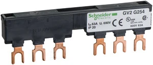 Schneider Electric Schneider sujungimo bėgis 3P 63A 54mm 2 šakės GV2G254