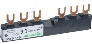 Schneider Electric Schneider sujungimo bėgis 3P 63A 54mm 2 šakės GV2G254
