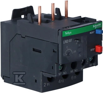 Schneider Electric Šiluminės perkrovos relė 1,6-2,5A LRD07