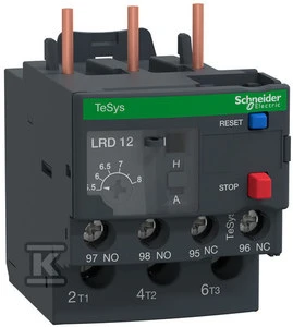 Schneider Electric 5,5-8A šiluminės perkrovos relė LRD12