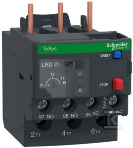 Schneider Electric Schneider terminės perkrovos relė 12-18A LRD21