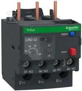 Schneider Electric 16-24A šiluminės perkrovos relė LRD22