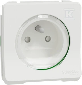 Schneider Electric Mureva Style Socket mechanizmas 2P+PE besriegiai gnybtai balti IP55 MUR39133